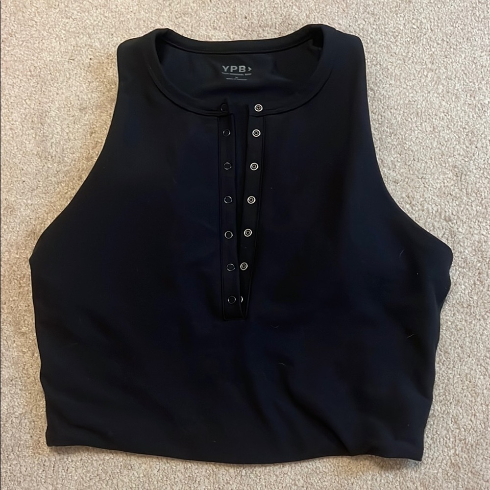 Women's Black Sleeveless Top
